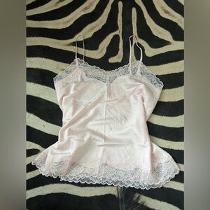 EXPRESS baby pink lace cami